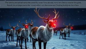 Tomtens renar – alla namn och varför Rudolf är en hona